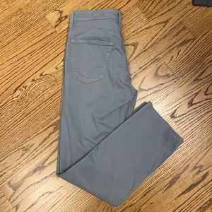 Men’s AG super soft light gray/blue pants, size 31